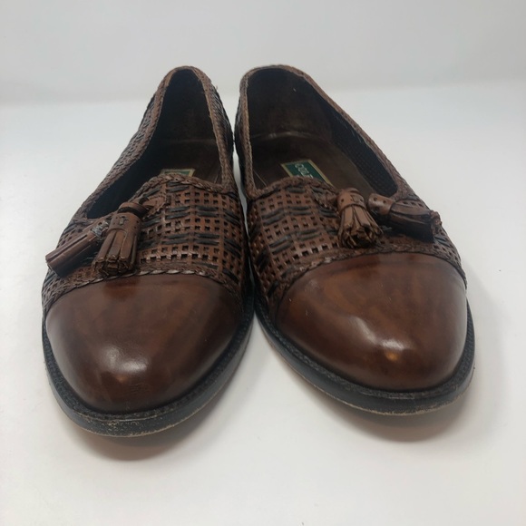 COLE HAAN Leather Woven Loafer Size 8 - Picture 5 of 11